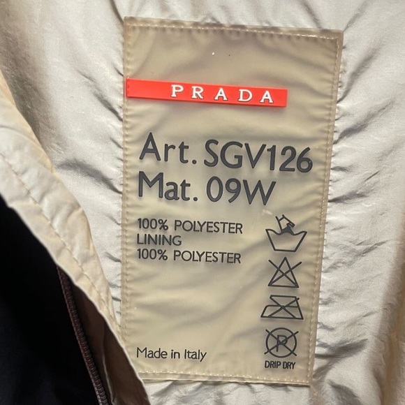 UNISEX PRADA WINDBREAKER/BOMBER JACKET - Picture 4 of 5